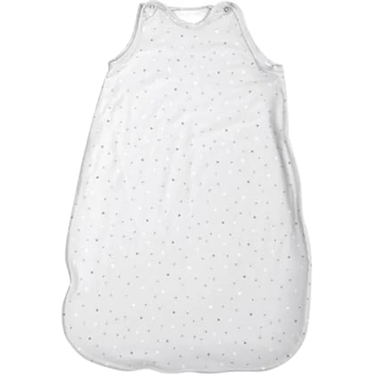 Lorelli Baby Winterschlafsack 85 cm 100% Baumwolle, 2,5 TOG, Maße 80 x 45 x 3 cm grau hellgrau – Bild 2