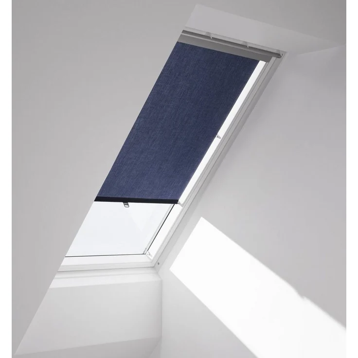 Dachfensterrollo mit Haltekrallen RHL FK00/CK00/MK00/SK00 9050, VELUX, Lichtschutz, ohne Bohren, freihängend, VELUX »Pick & Click!«, Lichtregulierung und Privatsphäre – Bild 3