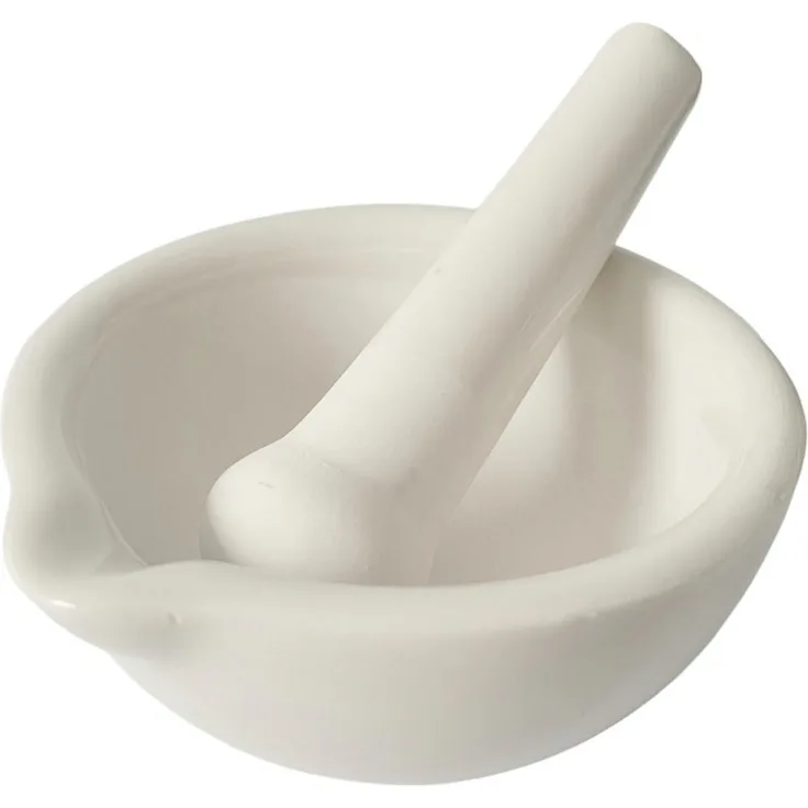 Provance Mörser Keramik Mörser mit Stößel 10 cm Durchmesser 4,5 cm Höhe, kleine Mängel