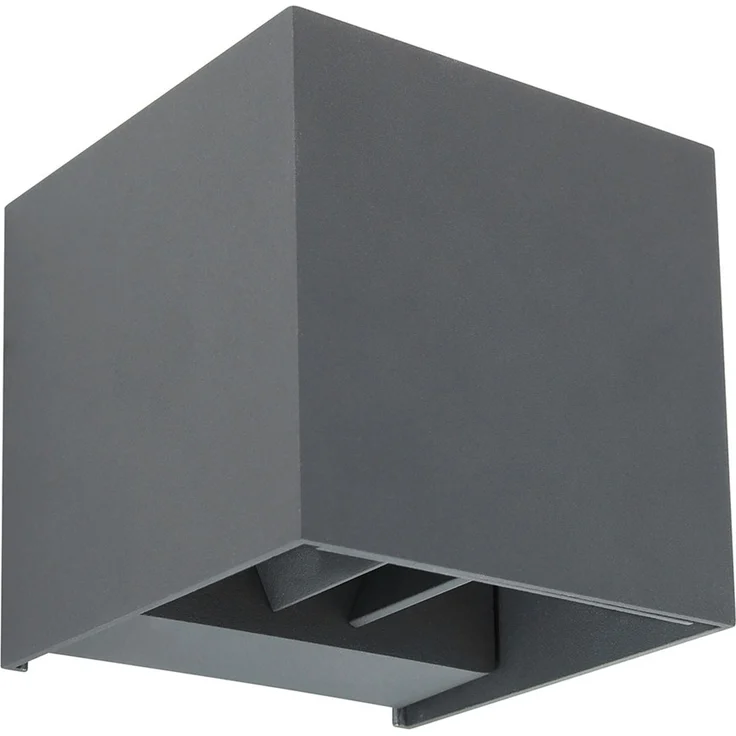 LED Wandleuchte, Aluminium, anthrazit, L 10 cm – Bild 8