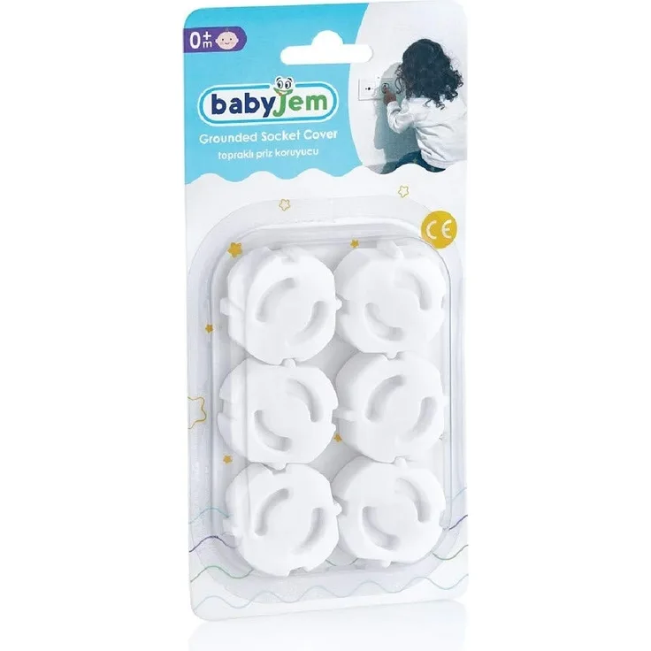 BabyJem 1110561 Steckdosensicherung, weiß, 1 stück