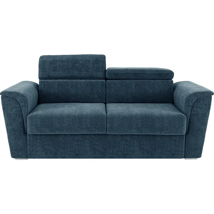 Vente-unique - RIZORA Sofa Stoff Blau - B 223 cm96 cm x H 95 cm x L 230 cm – Bild 3