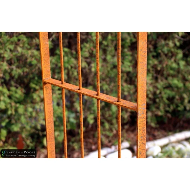 GardenAndPools Rosenbogen MALAGA 140cm Edelrost – Bild 2