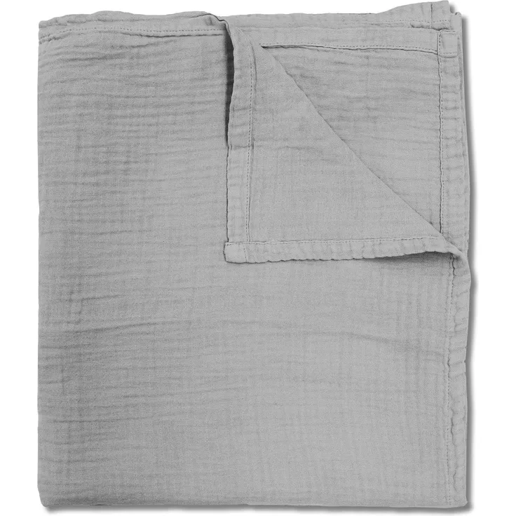 Sleezzz® Musselin Decke grau 150 x 200 cm