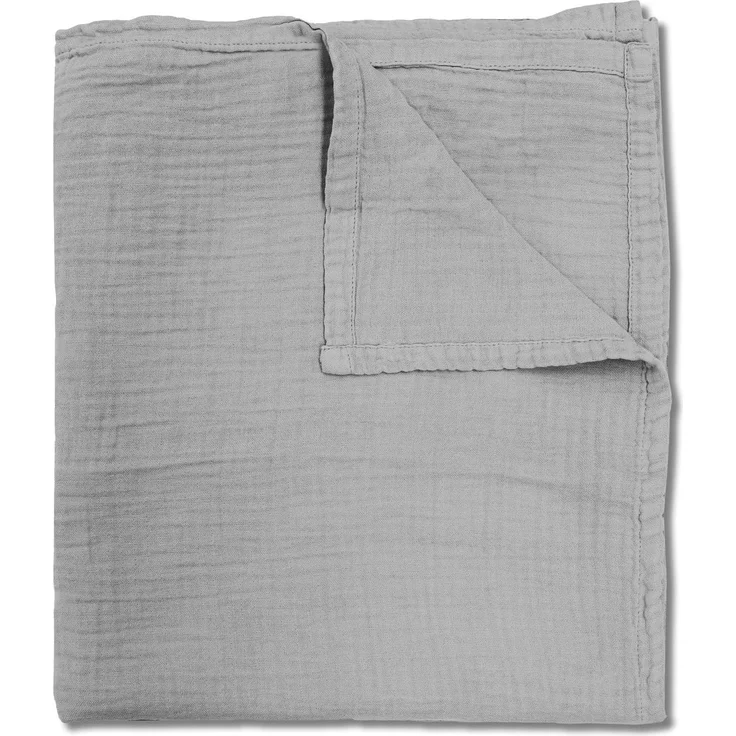 Sleezzz® Musselin Decke grau 150 x 200 cm