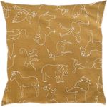 Bink Bedding Savanne Kissen - 50 x 50 cm Gelb dunk