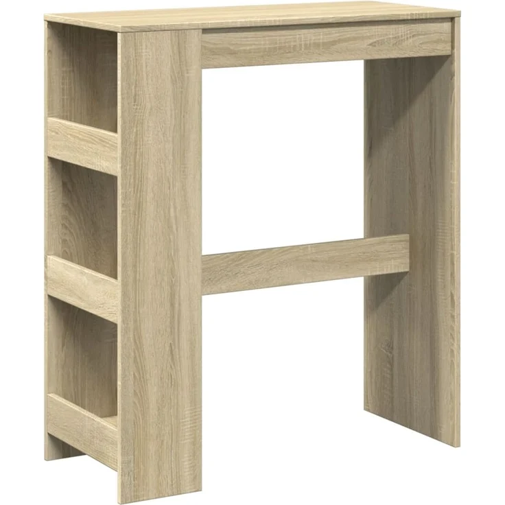 vidaXL Bartisch mit Regal, Holzwerkstoff, 90 x 40 x 103,5 cm, Sonoma-Eiche – Bild 1