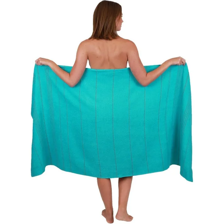 Betz Strandtuch Betz XXL Badetuch LINES Strandtuch Saunahandtuch Liegetuch 90x180 cm, 100% Baumwolle