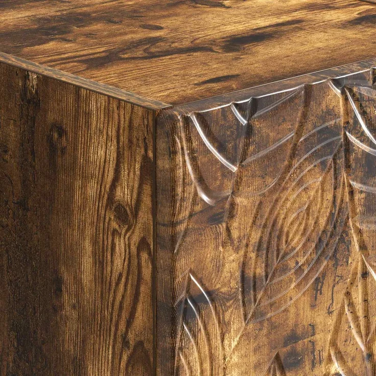 vidaXL Wandmontierter Beistelltisch 87,5 x 34,5 x 17 cm Holzwerkstoff 898840 – Bild 7