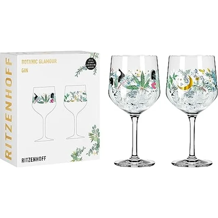 Ritzenhoff 3882001 BOTANIC GLAMOUR Gin Kelch 2er #7 #8 Good Wives and Warriors 2023 / Ginglas-Set