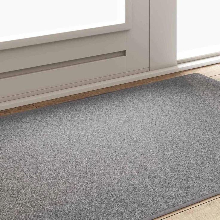 vidaXL Teppichläufer Hellgrau 100 x 150 cm 100% Polypropylen 42011379 – Bild 3