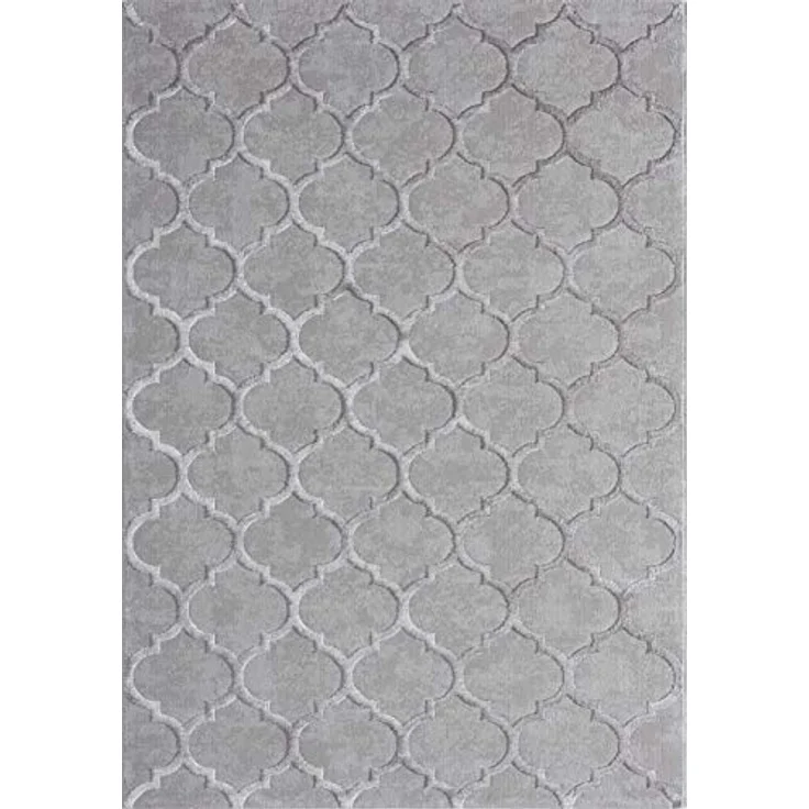 Mia's Teppiche "Anna Wohnzimmer Teppich, Kurzflor, Grau, 080x300 cm – Bild 4