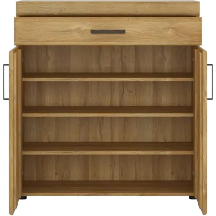 Garderoben-Set >Cortina< (4-teilig) Grandson Eiche - 190x195x38 BxHxT – Bild 3