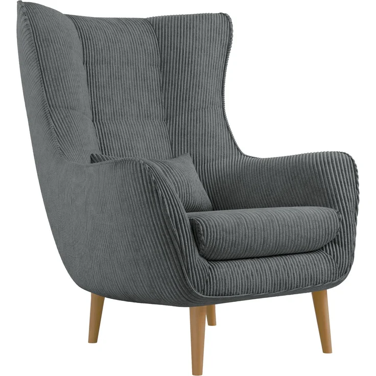 Sessel Lucio Cord (Farbe: Poso 22, ohne Fußbank) – Bild 1