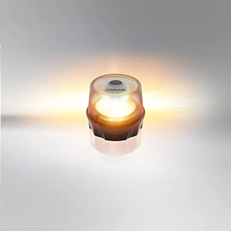OSRAM LEDguardian® Road Flare Signal TA20, wiederaufladbare magnetische LED-Warnleuchte, 360° Sichtbarkeit, orange, Straßenzulassung, Akkulaufzeit bis 15h – Bild 4