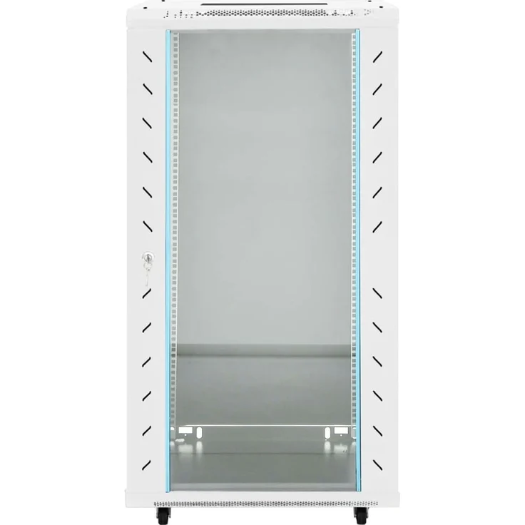 vidaXL 22U Netzwerkschrank 19" IP20 Grau 60x60x120 cm 3307634 – Bild 3