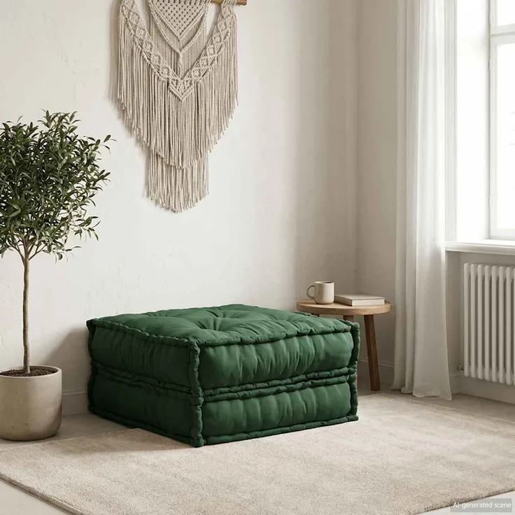 vidaXL Modulares Sofaelement Grün 70x70x36 cm Stoff 4019035