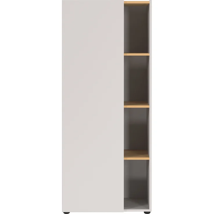 Germania Aktenschrank 2233-605 GW-Adrano, in Kaschmir/Navarra-Eiche-Nb, grifflose Optik, 61 x 145 x 34 cm (BxHxT) – Bild 2