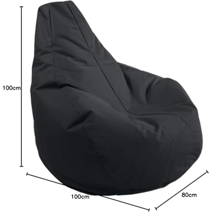 Kinzler S-10161/31 Gamer Sitzsack, Polyester, 100x100 cm – Bild 3