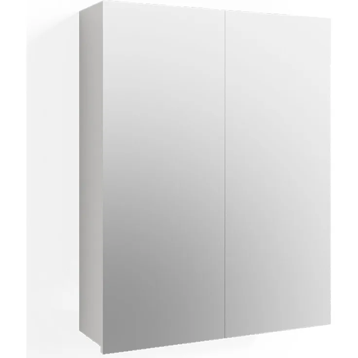Badspiegelschrank Fredd Weiß Hochglanz 60 x 77 cm Vicco