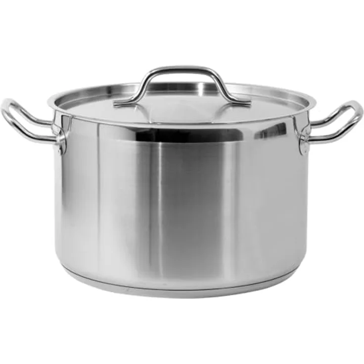 Yato hoher Topf mit Deckel aus Edelstahl 28x28 11 1 l