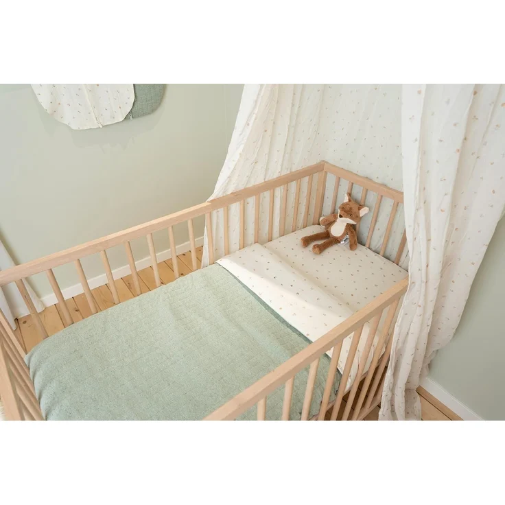 Little Dutch Wiegen-Decke Pure - Sage - 70 x 100 c – Bild 4