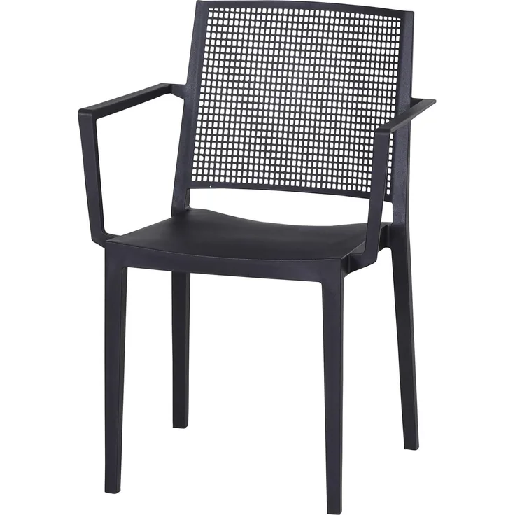 Siena Garden Square AL, Stapelstuhl - Polypropylen anthrazit