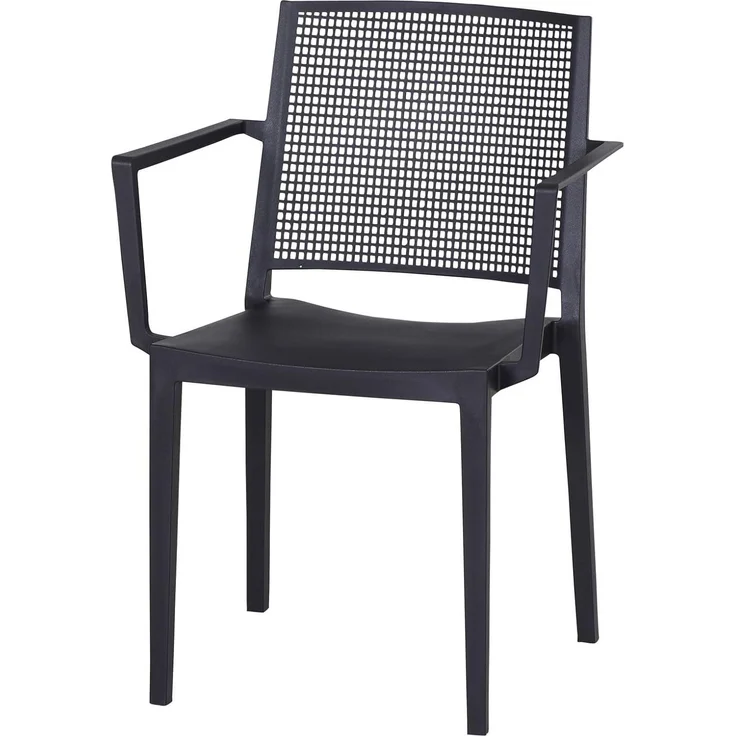 Siena Garden Square AL, Stapelstuhl - Polypropylen anthrazit – Bild 1