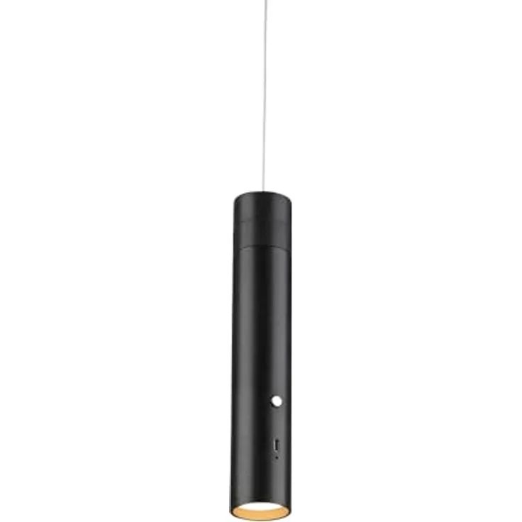 Just Light ATTACH, Pendelleuchte, LED Akku-Pendelleuchte in Weiß, mit USB Ladefunktion, 300 lm, Touchdimmer, 3 Helligkeitsstufen – Bild 8