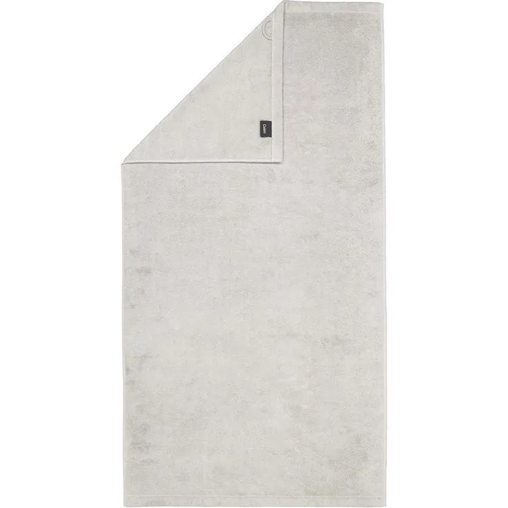 CAWÖ Duschtuch - Lifestyle, Walkfrottier, Baumwolle, einfarbig Hellgrau 70x140cm
