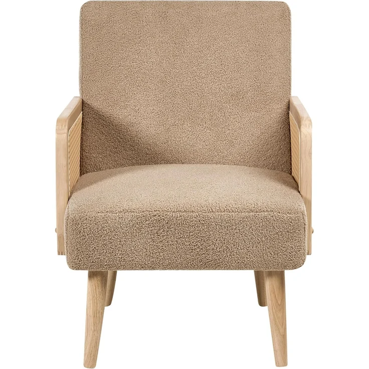 Sessel HOJBY Bouclé Beige – Bild 5