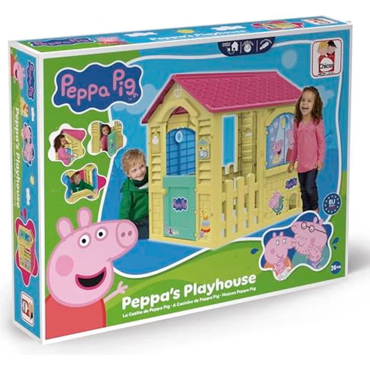 Kinderspielhaus Chicos Peppa Pig (84 x 103 x 104 cm) – Bild 6