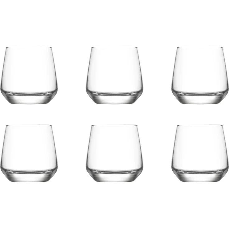 Hermia Concept 'LV-LAL361F' Gläser-Set (6-teilig), Transparent, 7,1 x 7,1 x 8,7 cm, 345 ml – Bild 3