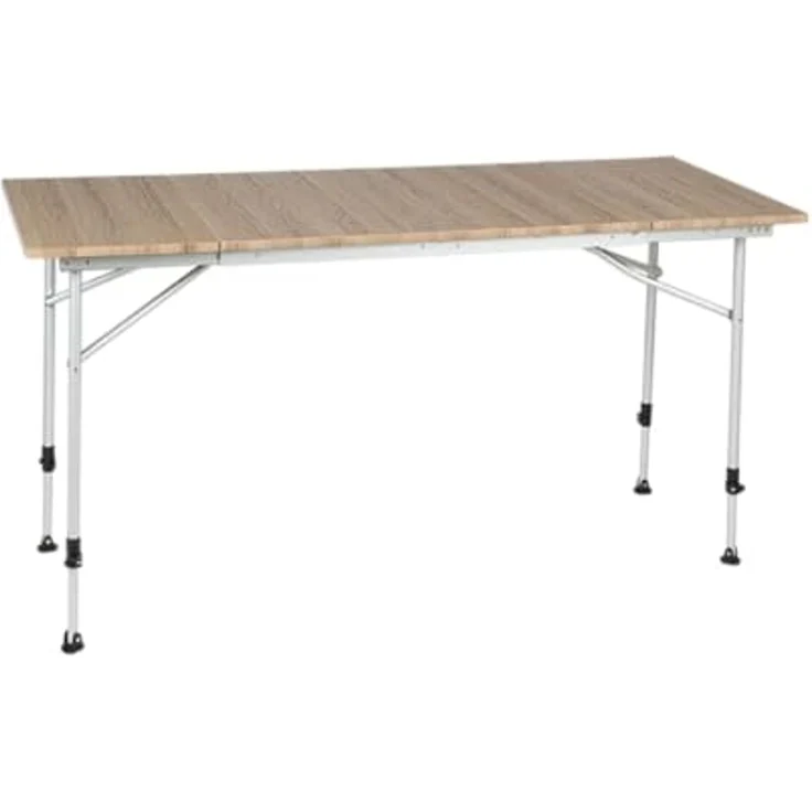 TravelLife Campingtisch Sorrent Ausziehbar Honeycomb Braun 80/110/140cm – Bild 5
