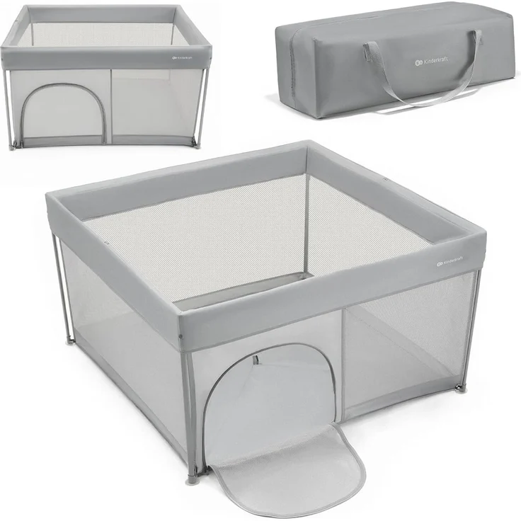 Kinderkraft Laufstall ZIKI, inkl. Tragetasche – Bild 1