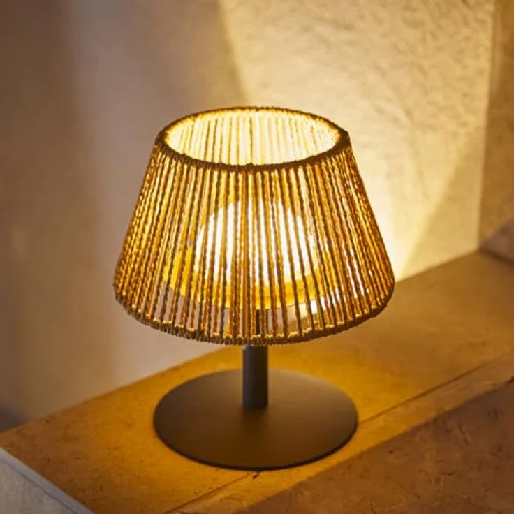 LUMISKY Standy Mini Raffy, kabellose LED-Tischlampe mit dimmbarer Helligkeit, 22 cm, spritzwassergeschützt – Bild 2