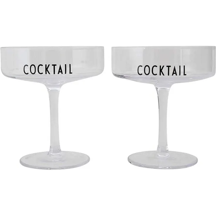 Design Letters Cocktail Glas Set
