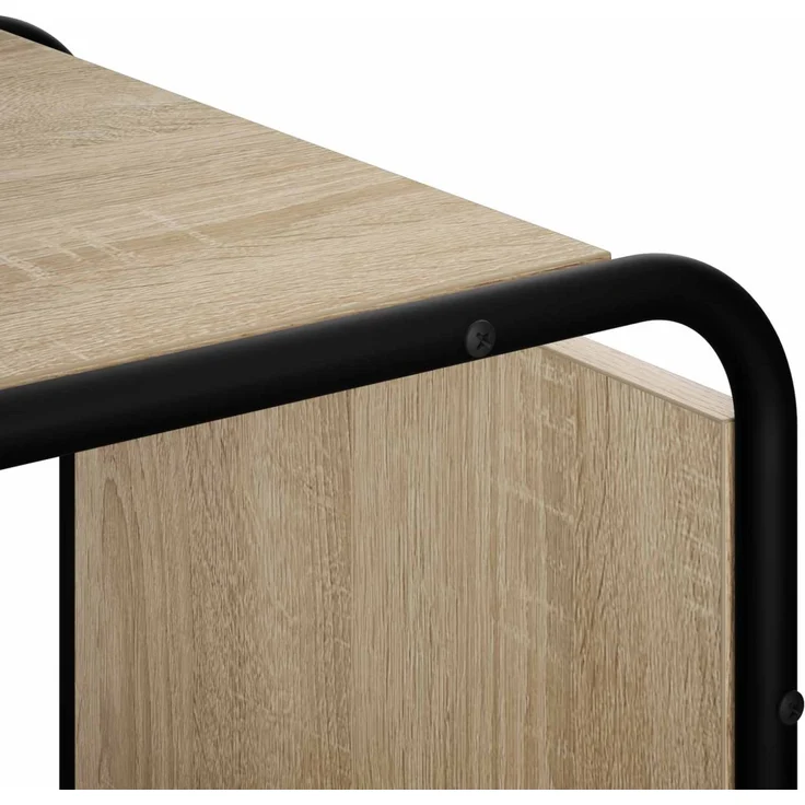 vidaXL Sideboard Sonoma-Eiche 98 x 37,5 x 75,5 cm Holzwerkstoff 8007913 – Bild 6