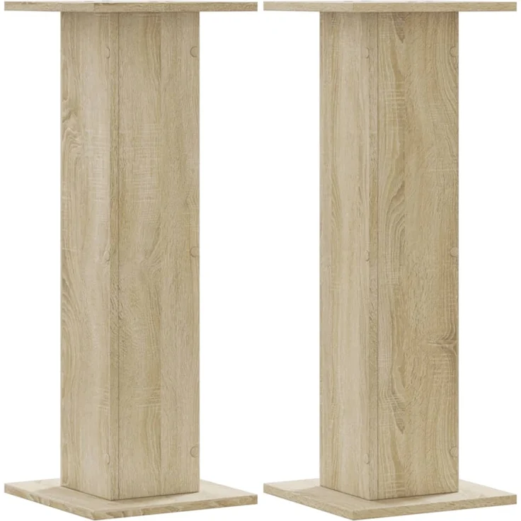 vidaXL Pflanzenständer 2 Stk. Sonoma-Eiche 30x30x80 cm Holzwerkstoff 3307866 – Bild 1