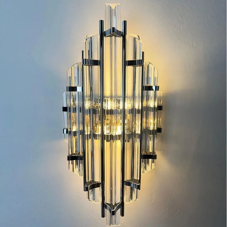 Bamyum Wandleuchte Bamyum Wandleuchte Champion Vintage Metall und Glas Wandlampe, ohne Leuchtmittel