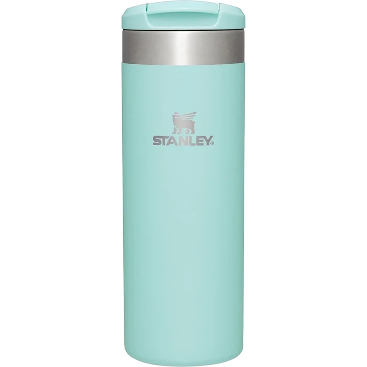 STANLEY Aerolight Transit Thermobecher 16OZ - Hält 6 Stunden Heiß - Spülmaschinenfest - Kaffeebecher To Go Auslaufsicher - Kompatibel Mit Gängigen Pkw-Getränkehalterungen - Watercolor Blue – Bild 1