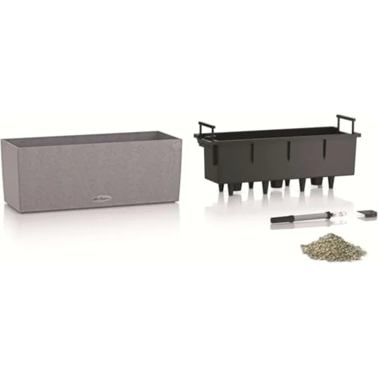 Lechuza Balkonkasten Balconera Stone 50 steingrau – Bild 2