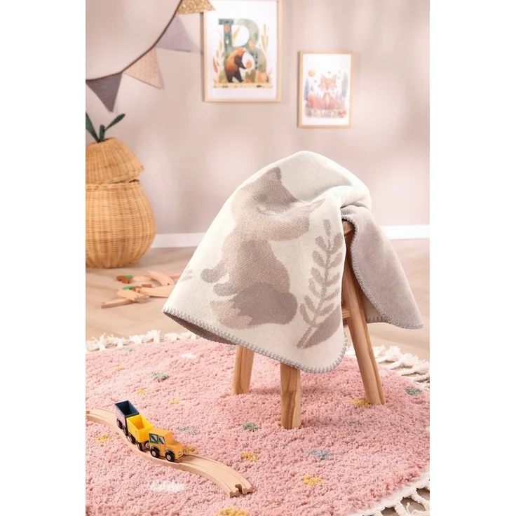 Babydecke Babydecke Foxy, Biederlack, 75 x 100, mit Zierstich – Bild 2