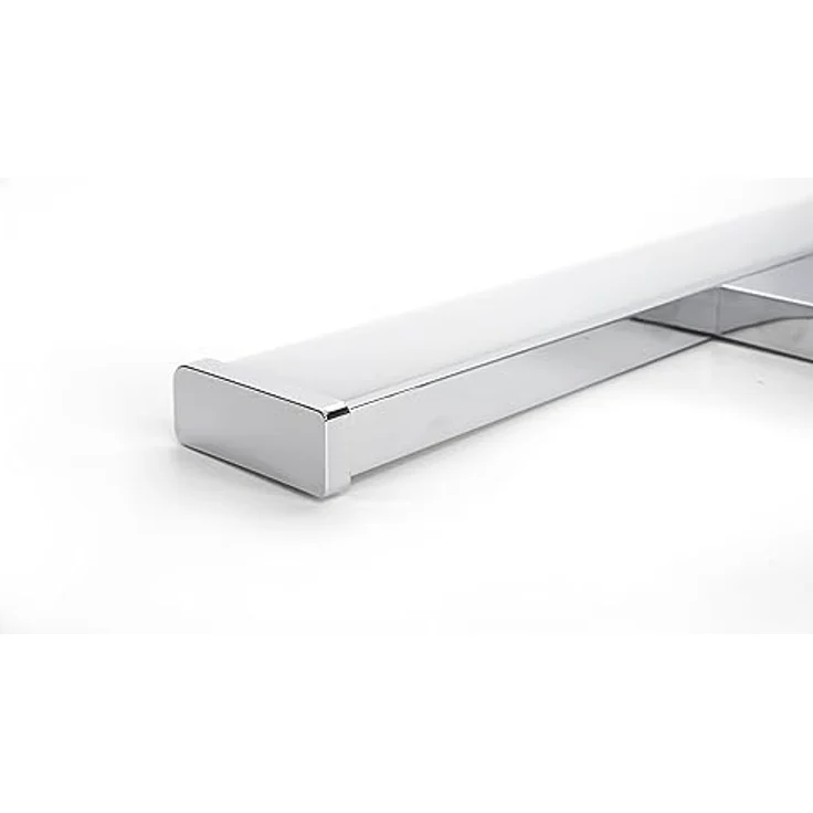 kalb LED Spiegelleuchte Spiegelleuchte chrom oder schwarz 500mm, mit integriertem Netzschalter, Chrom – Bild 4