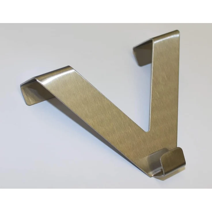 HOME WOHNIDEEN Gardinenhaken Easy Fix Haken (10 Haken) 10 cm 10 Fensterhaken Metall, (10-St), 10 Fensterhaken Metall – Bild 2