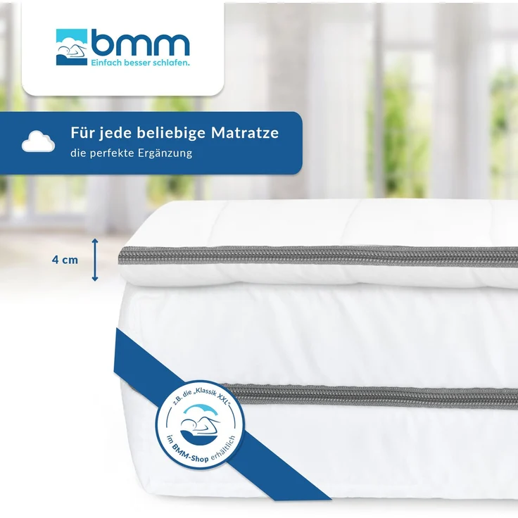 BMM Topper Klassik BASIC 140 x 200 cm – Bild 3