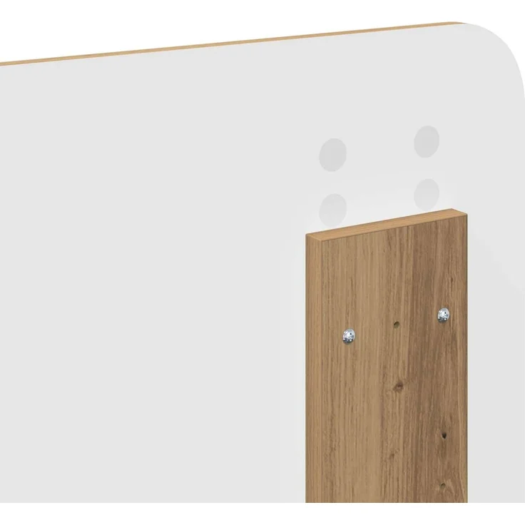 vidaXL Bettrahmen mit Kopfteil Kunsthandwerk Eiche 120 x 200 cm 3412514 – Bild 10