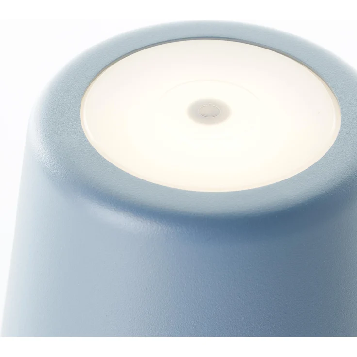 Brilliant Lampe Kaami LED Außentischleuchte 37cm hellblau Metall/Holz blau 2 W LED integriert – Bild 9