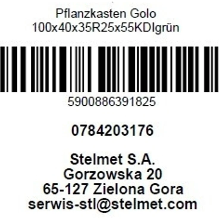 Pflanzkasten Golo 100 x 40 cm mit Wurzeltuch – Bild 2