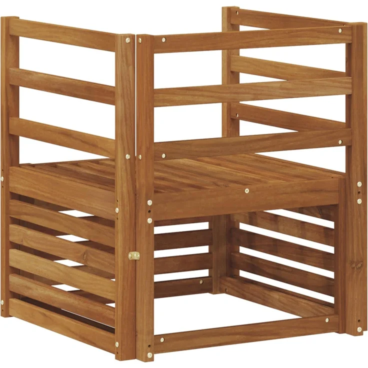 vidaXL Outdoor-Sofagarnitur Natur Massivholz Akazie 3436334 – Bild 5